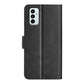 For Samsung Galaxy M23 5G Dual-side Magnetic Buckle Leather Phone Case