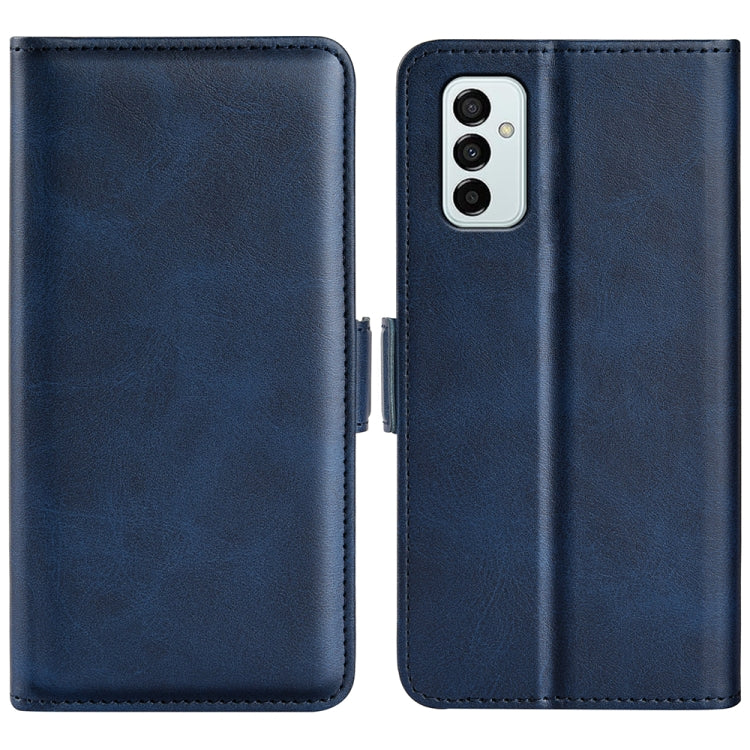 For Samsung Galaxy M23 5G Dual-side Magnetic Buckle Leather Phone Case