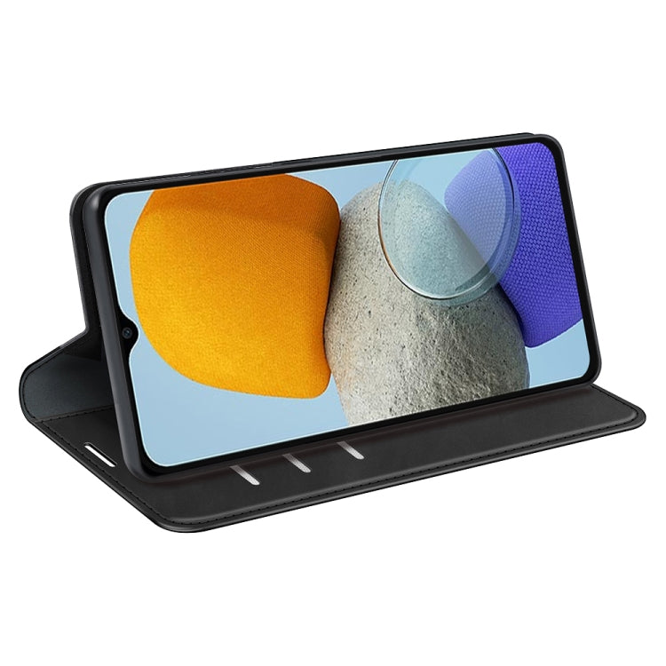 For Samsung Galaxy M23 5G Retro-skin Magnetic Suction Leather Phone Case