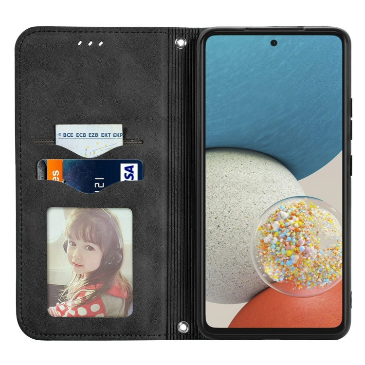 Retro Skin Feel Magnetic Horizontal Flip Leather Phone Case
