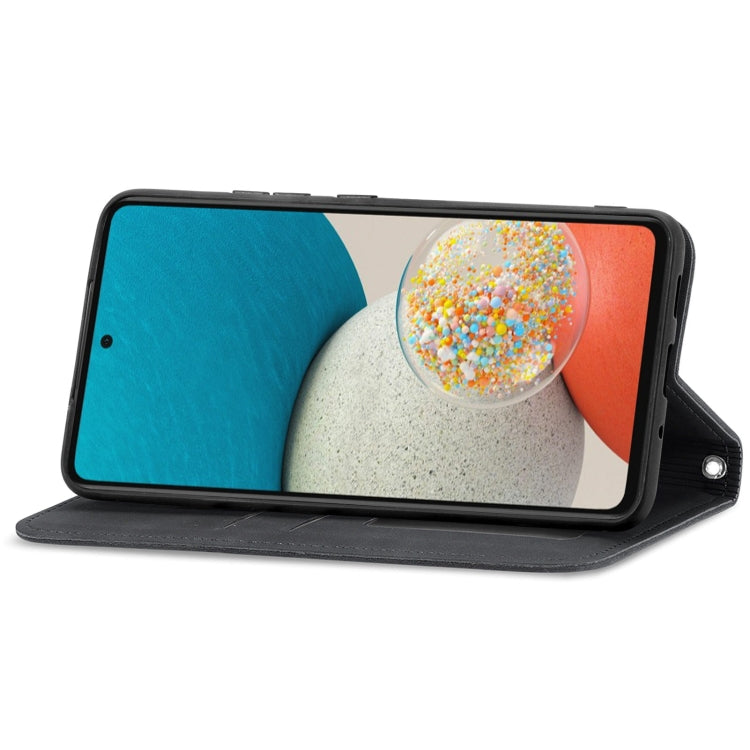 Retro Skin Feel Magnetic Horizontal Flip Leather Phone Case