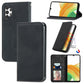 Retro Skin Feel Magnetic Horizontal Flip Leather Phone Case