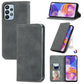 Retro Skin Feel Magnetic Horizontal Flip Leather Phone Case