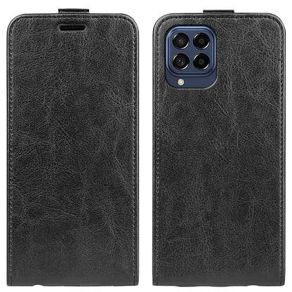 For Samsung Galaxy M53 R64 Texture Vertical Flip Leather Phone Case