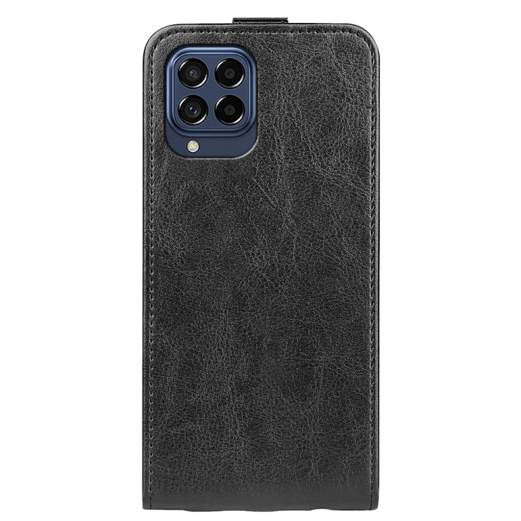 For Samsung Galaxy M53 R64 Texture Vertical Flip Leather Phone Case