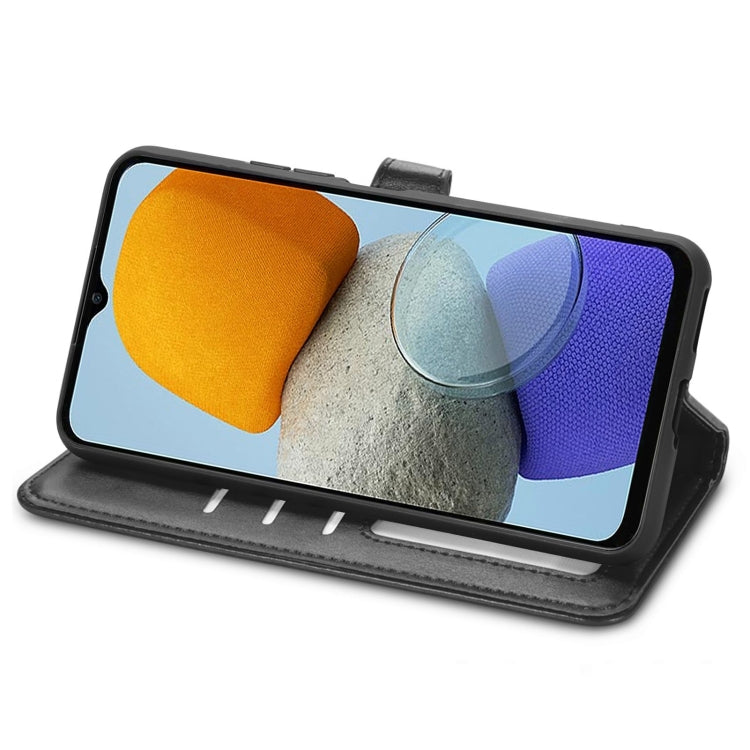 Solid Color Leather Buckle Phone Case