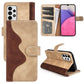 Stitching Horizontal Flip Leather Phone Case