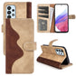 Stitching Horizontal Flip Leather Phone Case