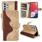 Stitching Horizontal Flip Leather Phone Case