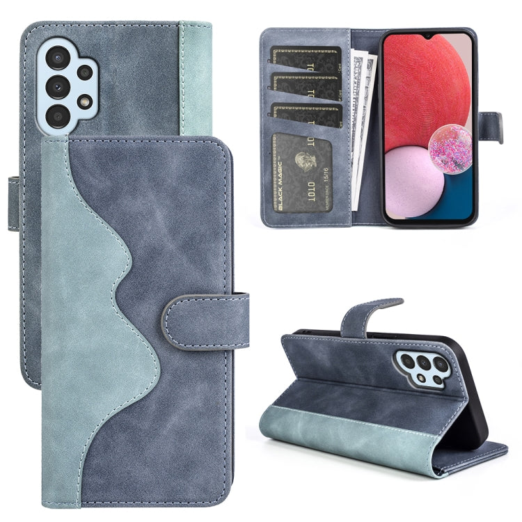 Stitching Horizontal Flip Leather Phone Case