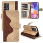 Stitching Horizontal Flip Leather Phone Case