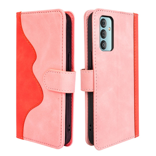 Stitching Horizontal Flip Leather Phone Case