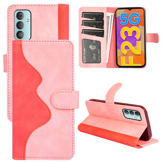 Stitching Horizontal Flip Leather Phone Case