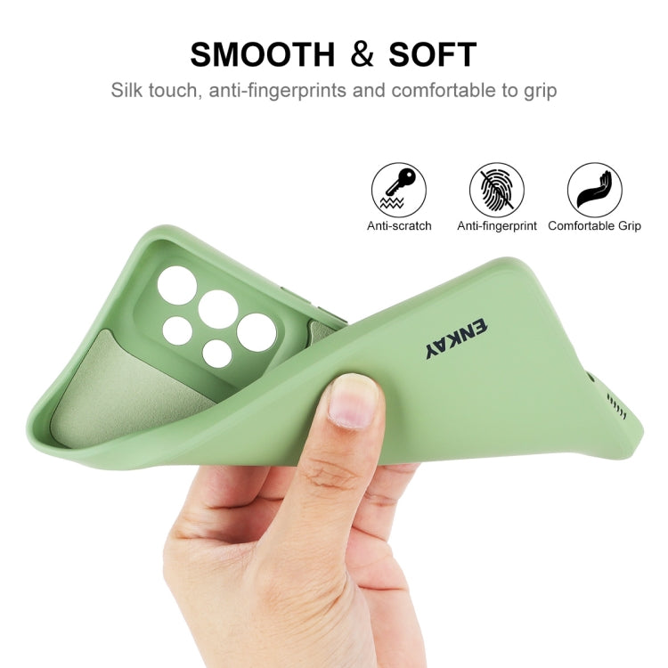 For Samsung Galaxy A53 5G ENKAY Liquid Silicone Soft Shockproof Phone Case