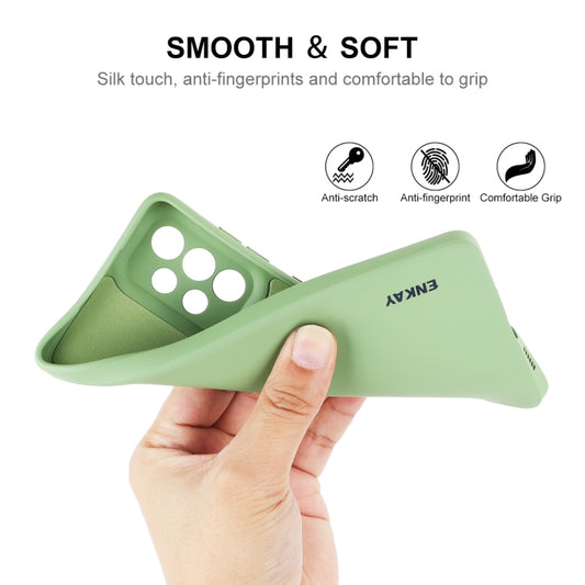 For Samsung Galaxy A73 5G ENKAY Liquid Silicone Soft Shockproof Phone Case