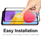 For Samsung Galaxy M13 4G ENKAY Hat-Prince Full Glue 0.26mm 9H 2.5D Tempered Glass Full Film
