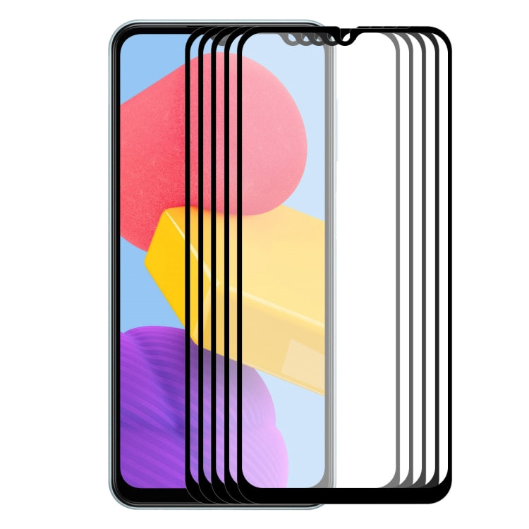 For Samsung Galaxy M13 4G ENKAY Hat-Prince Full Glue 0.26mm 9H 2.5D Tempered Glass Full Film