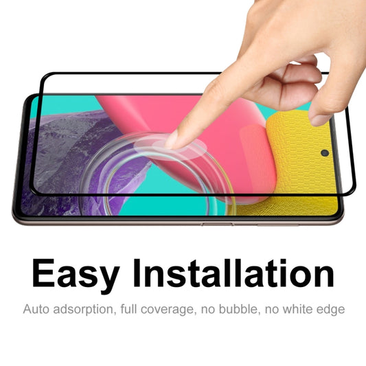 For Samsung Galaxy M53 4G ENKAY Hat-Prince Full Glue 0.26mm 9H 2.5D Tempered Glass Full Film
