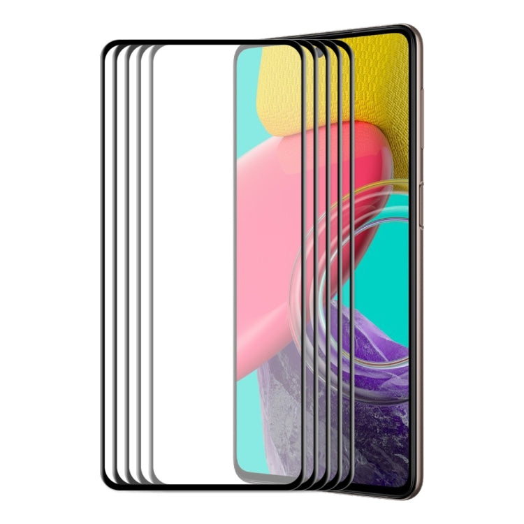 For Samsung Galaxy M53 4G ENKAY Hat-Prince 6D Full Glue Tempered Glass Full Film