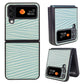 For Samsung Galaxy Z Flip4 Water Ripple Texture Phone Case