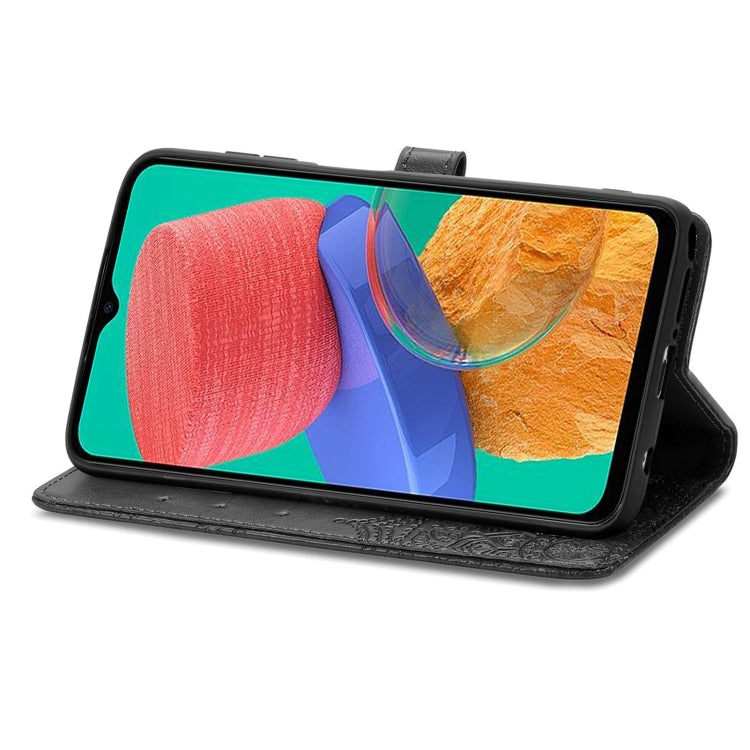 Mandala Flower Embossed Horizontal Flip Leather Phone Case