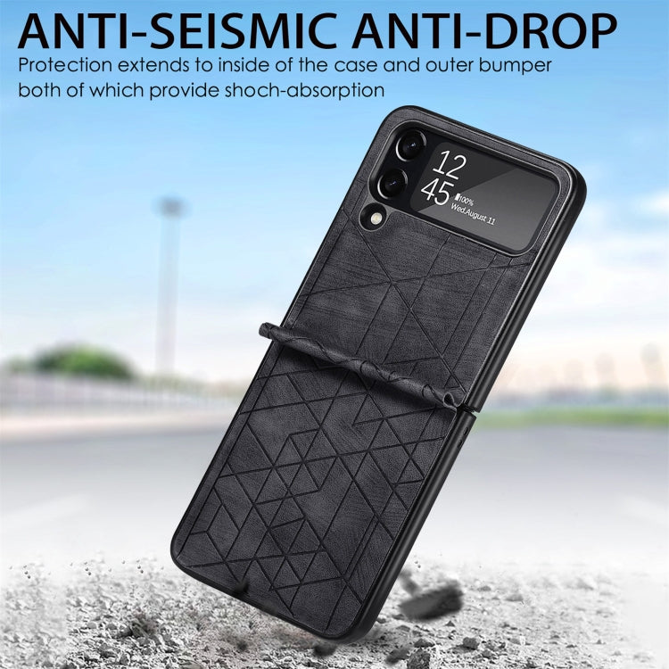 3D Geometric Embossing Folding Phone Case