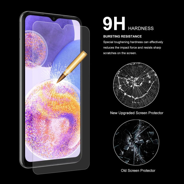 For Samsung Galaxy A23 ENKAY Hat-Prince 0.26mm 9H 2.5D Tempered Glass Screen Film