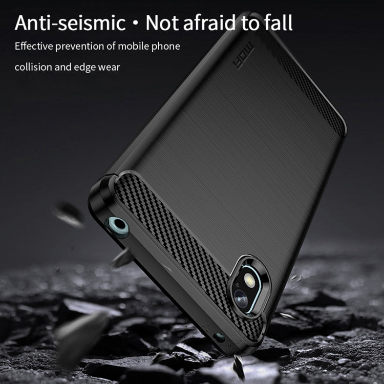 MOFI Gentleness Brushed Carbon Fiber Soft TPU Case