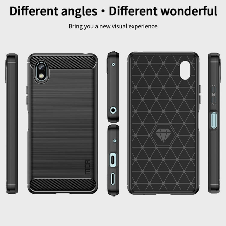 MOFI Gentleness Brushed Carbon Fiber Soft TPU Case