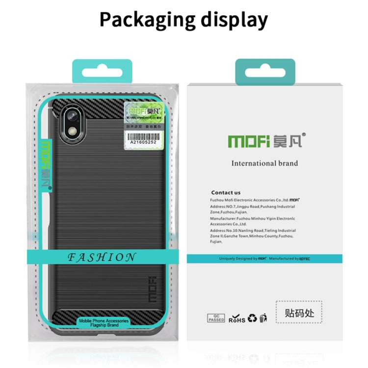 MOFI Gentleness Brushed Carbon Fiber Soft TPU Case