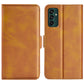 For Samsung Galaxy M13 4G Dual-side Magnetic Buckle Horizontal Flip Leather Phone Case