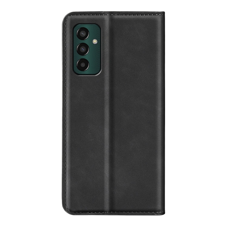 For Samsung Galaxy M13 4G Retro-skin  Magnetic Suction Leather Phone Case