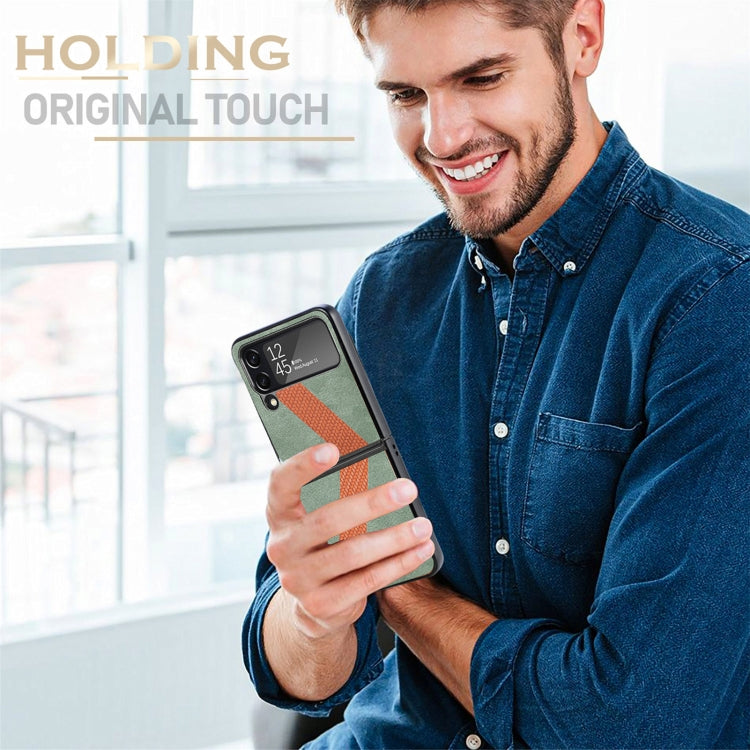 L-Shaped Fiber Stitching Folding Phone Case