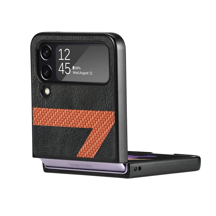 Fiber Stitching Folding Phone Case For Samsung Galaxy Z Flip4