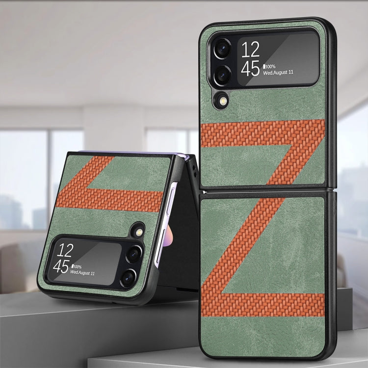 Fiber Stitching Folding Phone Case For Samsung Galaxy Z Flip4