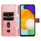 For Samsung Galaxy A13 5G JUNSUNMAY Calf Texture Leather Phone Case
