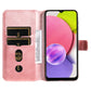 For Samsung Galaxy A03s 165.8mm US Version JUNSUNMAY Calf Texture Leather Phone Case