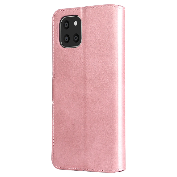 For Samsung Galaxy A03 Global 164mm / A03 Indonesian JUNSUNMAY Calf Texture Leather Phone Case