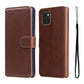 For Samsung Galaxy A03 Global 164mm / A03 Indonesian JUNSUNMAY Calf Texture Leather Phone Case