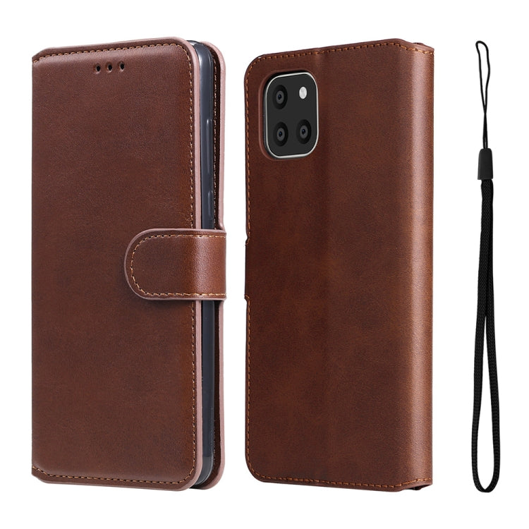 For Samsung Galaxy A03 Global 164mm / A03 Indonesian JUNSUNMAY Calf Texture Leather Phone Case