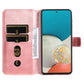 For Samsung Galaxy A53 5G JUNSUNMAY Calf Texture Leather Phone Case