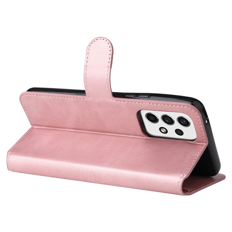 For Samsung Galaxy A53 5G JUNSUNMAY Calf Texture Leather Phone Case