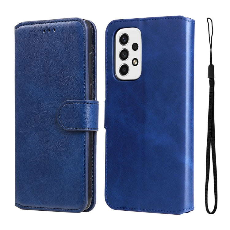 For Samsung Galaxy A53 5G JUNSUNMAY Calf Texture Leather Phone Case