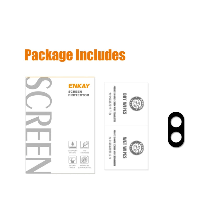 For Samsung Galaxy Z Flip4 5G ENKAY Hat-Prince 9H Rear Lens Tempered Glass Film