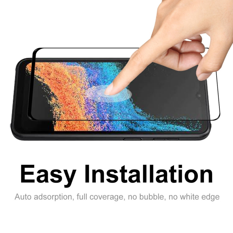 For Samsung Galaxy Xcover6 Pro ENKAY Full Glue 0.26mm 9H 2.5D Tempered Glass Full Film