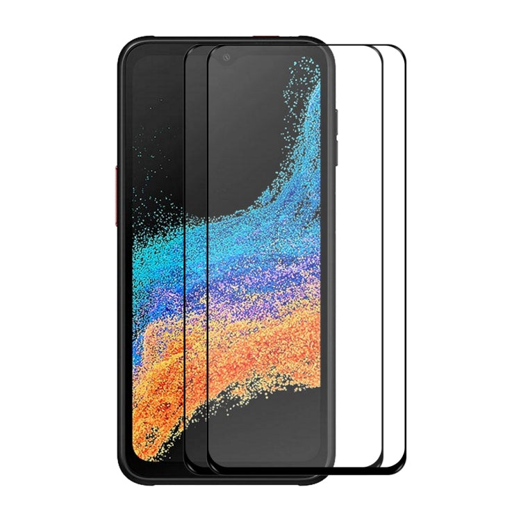 For Samsung Galaxy Xcover6 Pro ENKAY Full Glue 0.26mm 9H 2.5D Tempered Glass Full Film