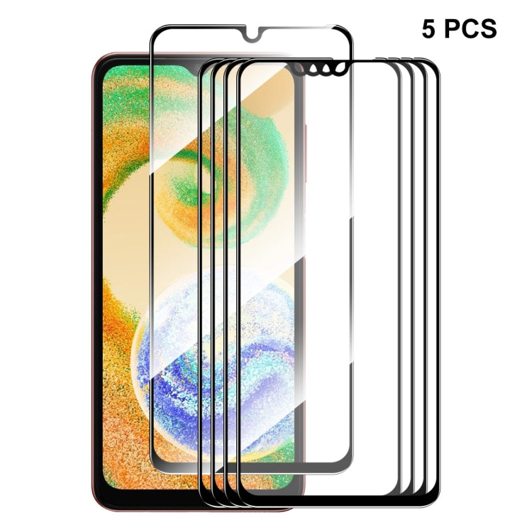 For Samsung Galaxy A04 / A04s ENKAY Full Glue 0.26mm 9H 2.5D Tempered Glass Full Film