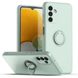 Ring Kickstand Silicone Phone Case