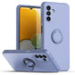 Ring Kickstand Silicone Phone Case
