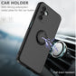Ring Kickstand Silicone Phone Case